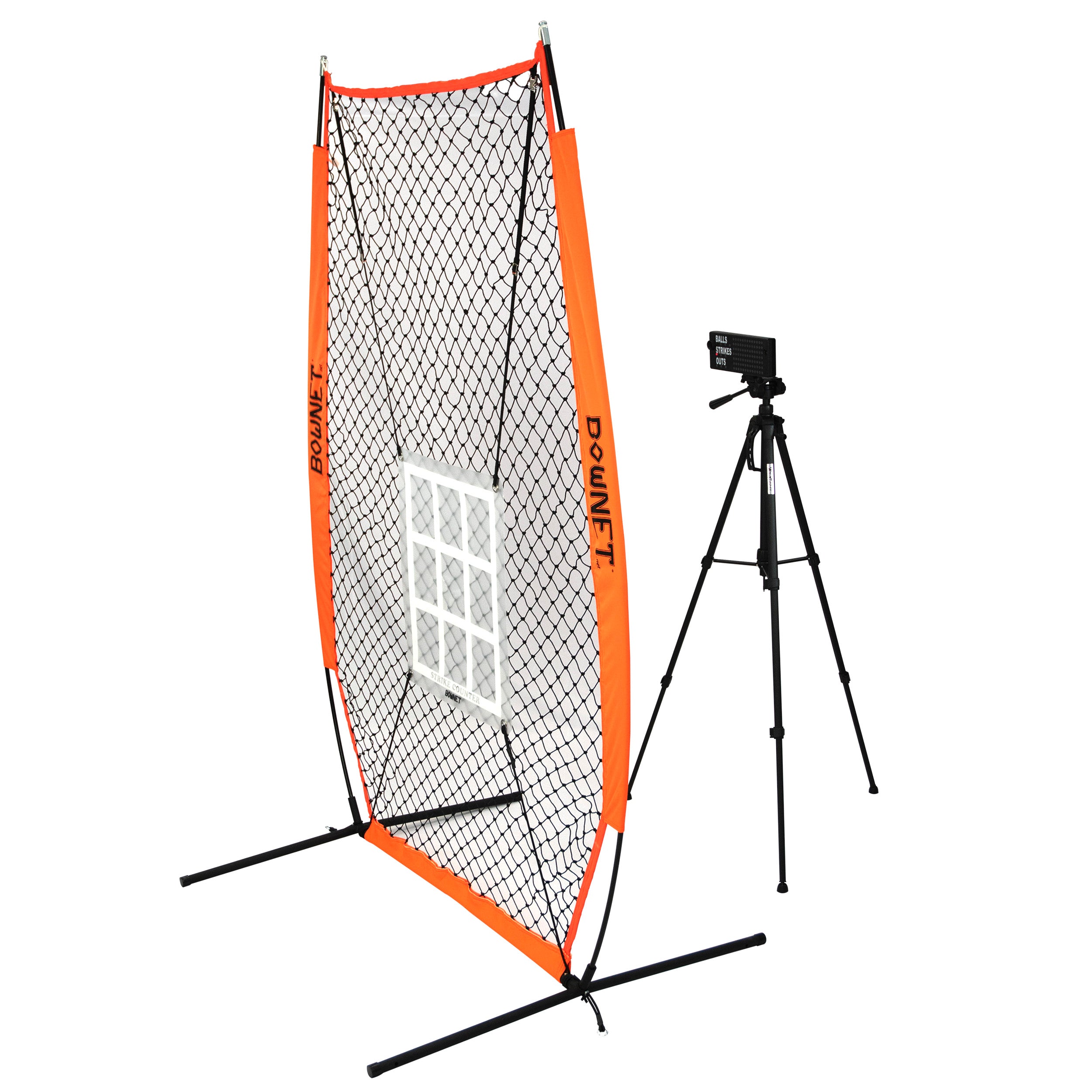 Bownet Strike Counter Pitching Target And Radar Gun