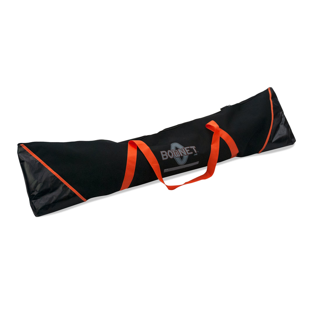 Orange and Black Zipped Bag