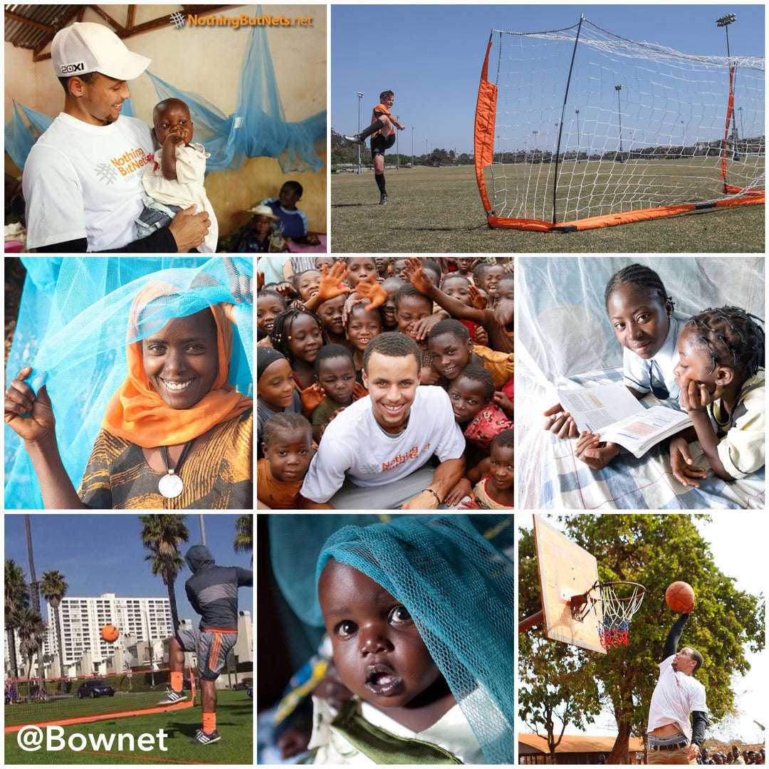 Help End Malaria - Steph Curry, NothingButNets, and Bownet Fight Malaria One Shot At A Time