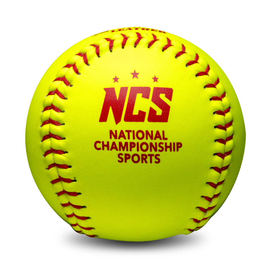 Certified NCS Premium Optic Leather Softballs (BN-FP12 NCS)
