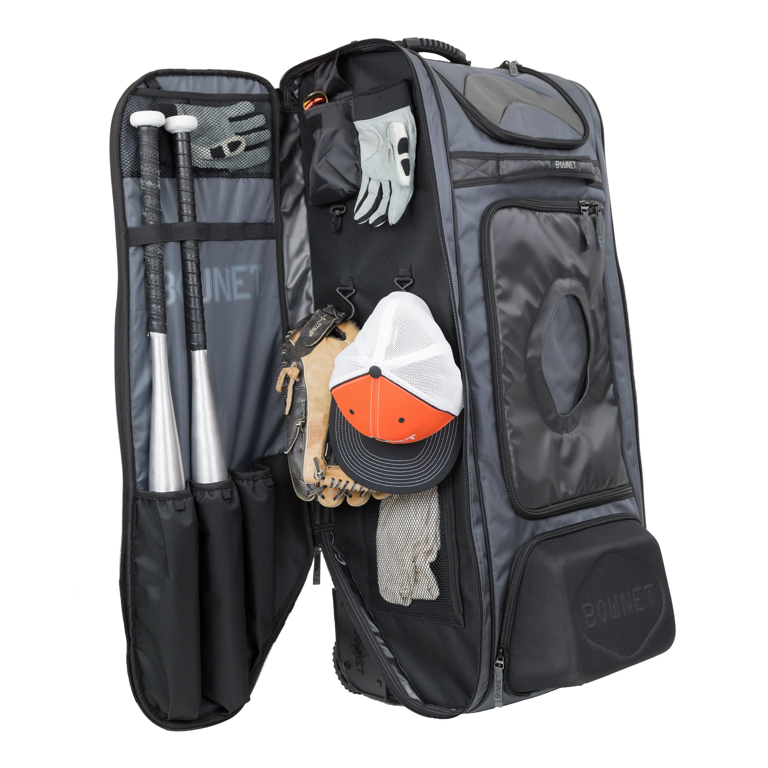 Rolling Softball Bags | Shop Softball Rolling Bat Bags - Baseball Bargains