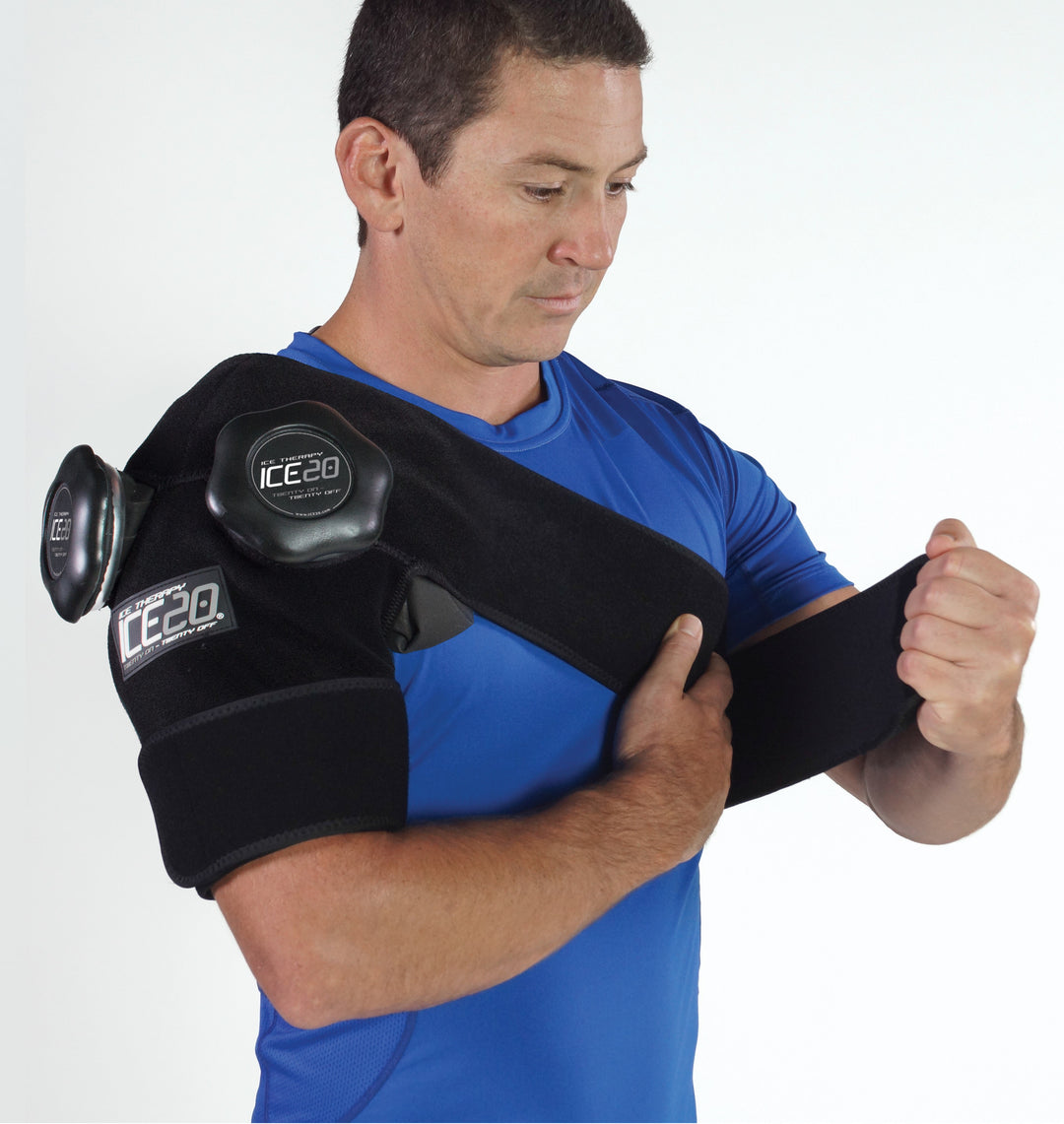 ICE20 Double Shoulder Ice Compression Wrap Bownet
