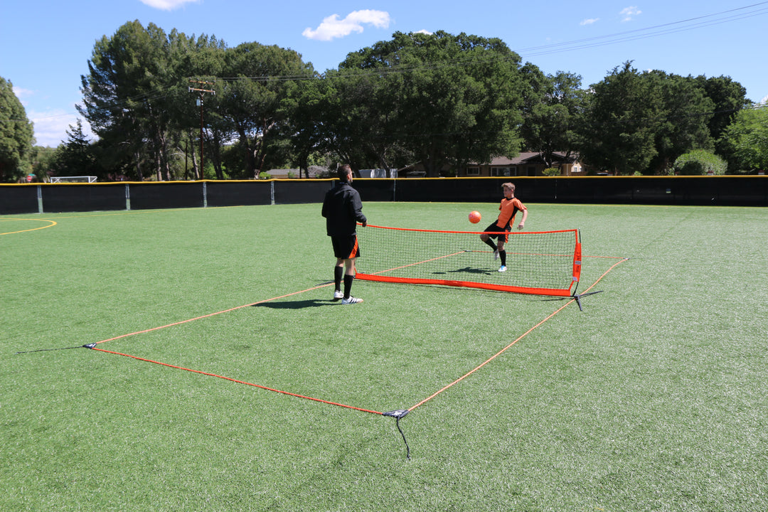 18'  Field Barrier, Soccer Tennis, Tennis Net and Court