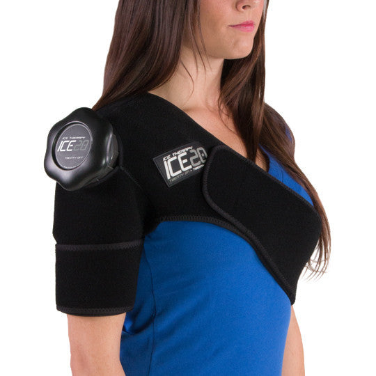 Cold one shoulder ice compression outlet wraps